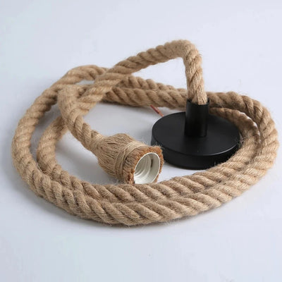 Edison Rope – E27-Hängeleuchte im Industrial-Stil
