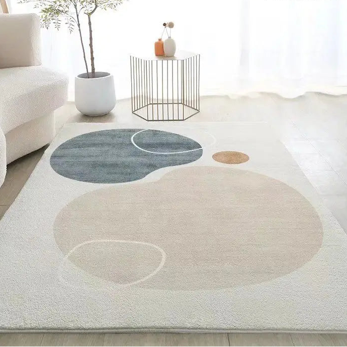 Nordic Geometrischer Teppich – Minimalistisch & Modern