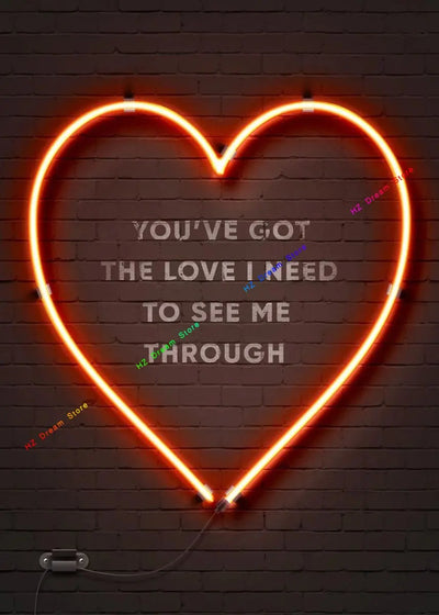 Neon Love Neon Poster - Produktbild 21 - NiZED