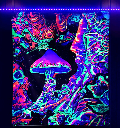 Psychedelic Life Schwarzlichtposter - Produktbild 5 - NiZED