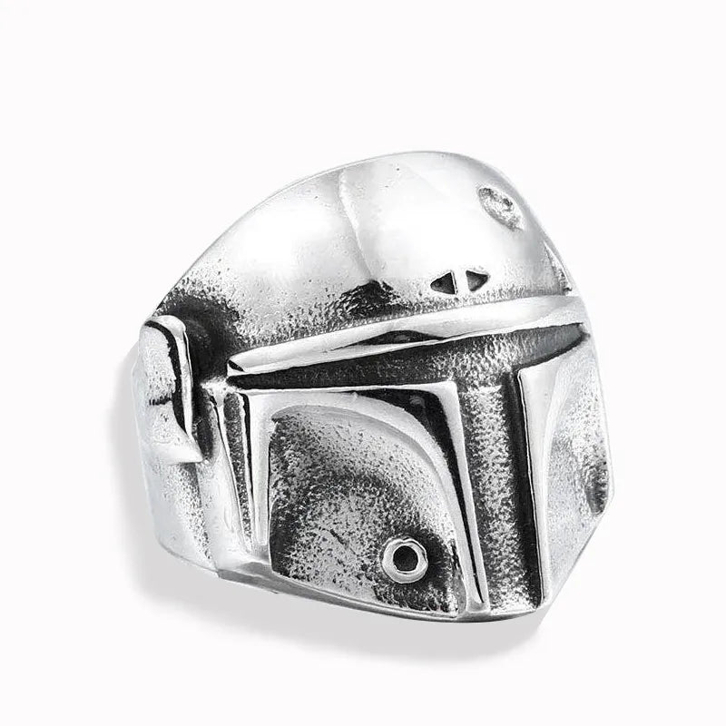 Goth Hip-Hop DOOM Maskenringe - Klassischer Retro Schmuck