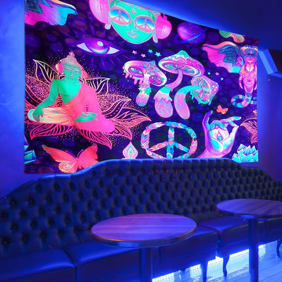Boho Wall Schwarzlichtposter - Produktbild 10 - NiZED
