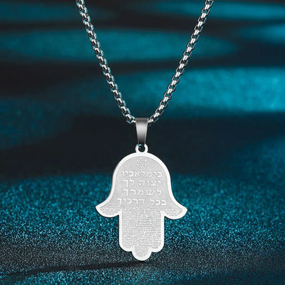 Hamsa Hand Halskette - Produktbild 5 - NiZED