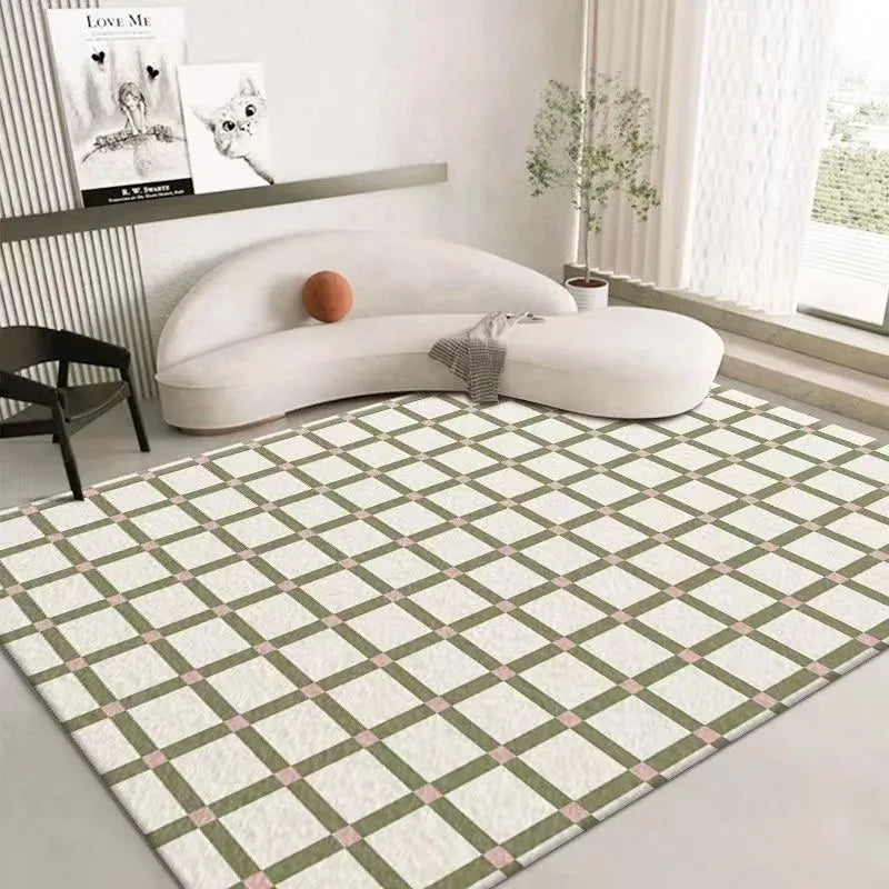 Geometrischer Abstrakt-Teppich – Wohnzimmer & Schlafzimmer