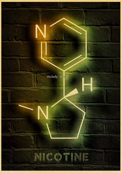 Neon Molecules Neon Poster - Produktbild 30 - NiZED