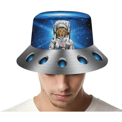 Space UFO Alien Bucket Hat – Unisex NiZED rave techno