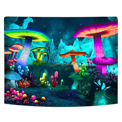 Fluorescent Tapestry Schwarzlichtposter - Produktbild 11 - NiZED