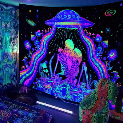 Trippy Kisses Schwarzlichtposter - Produktbild 4 - NiZED