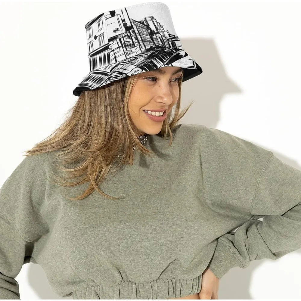 Space UFO Alien Bucket Hat – Unisex