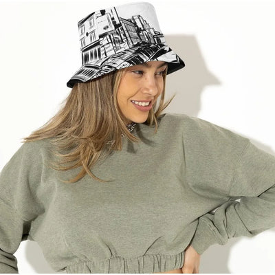 Space UFO Alien Bucket Hat – Unisex NiZED rave techno