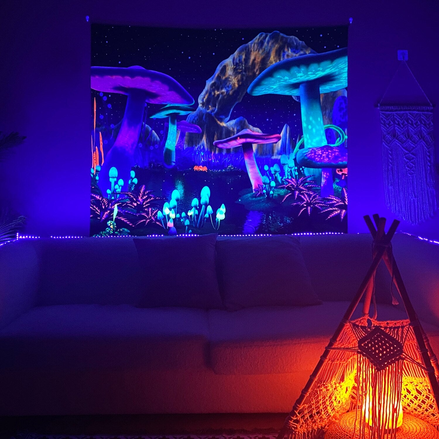 Black Liq Schwarzlichtposter