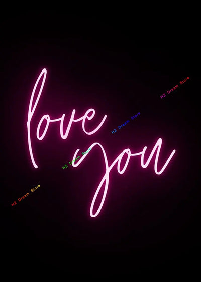 Neon Love Neon Poster - Produktbild 10 - NiZED