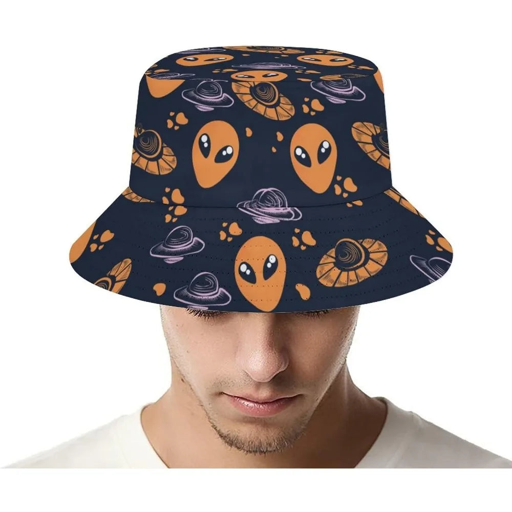 Space UFO Alien Bucket Hat – Unisex