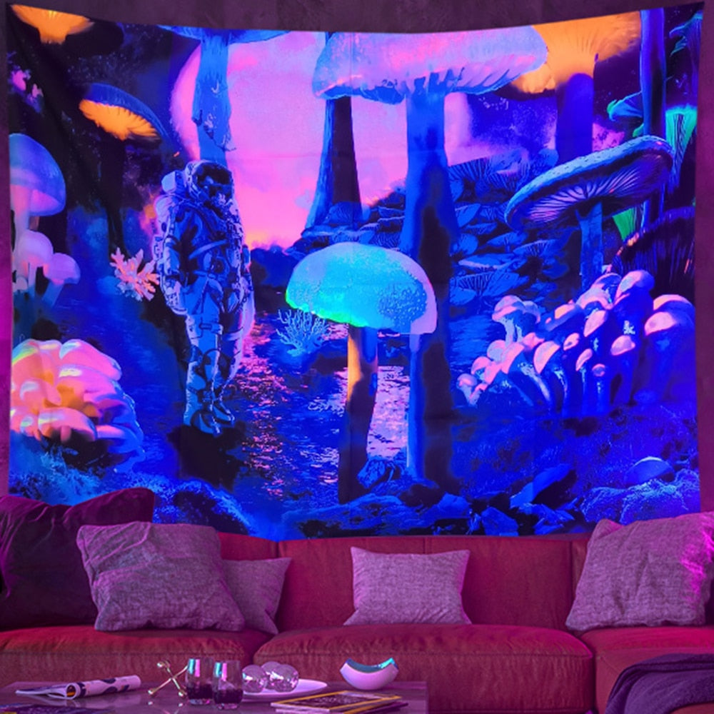 Psychedelic Light Flourescent Schwarzlichtposter