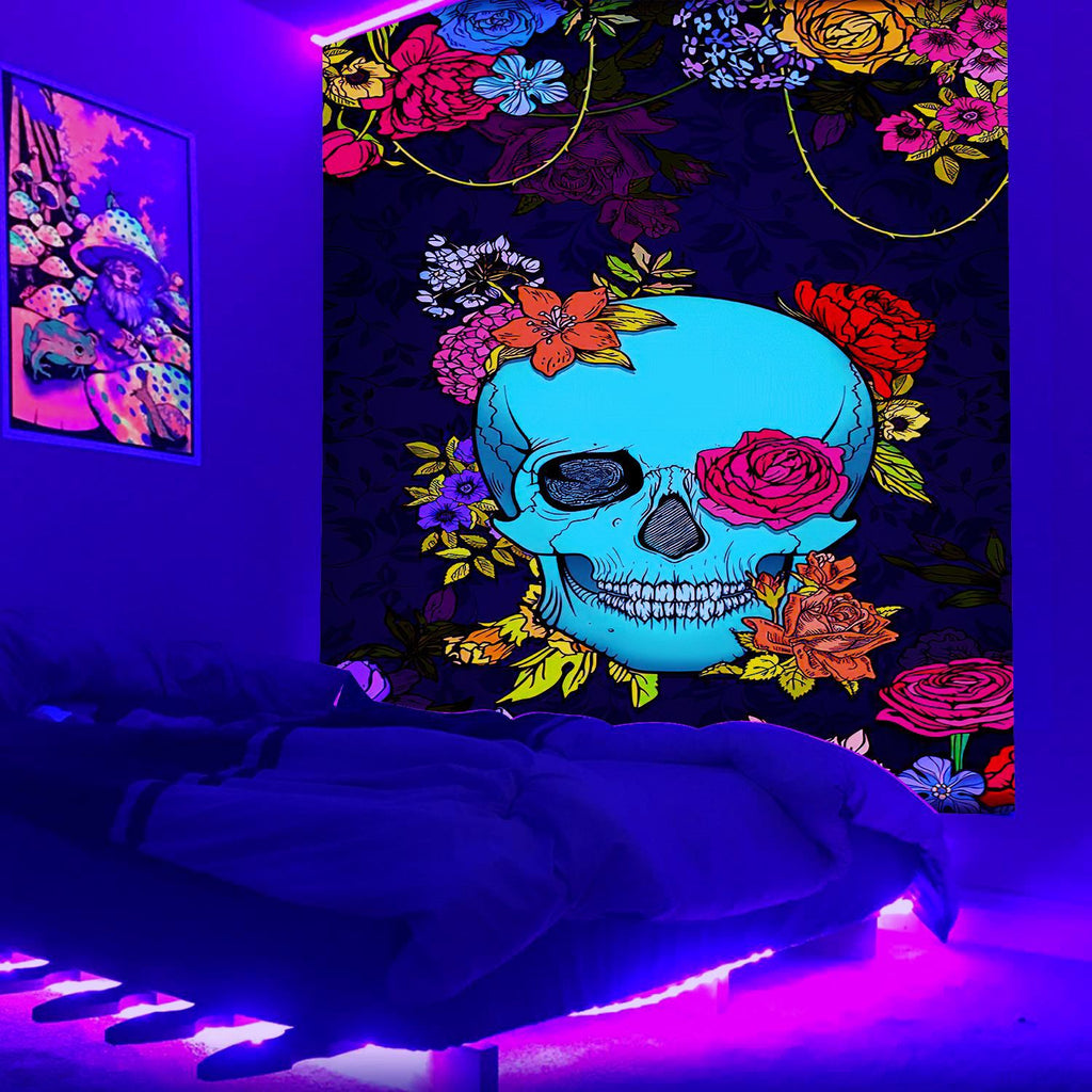 Wildlife flaming Schwarzlichtposter