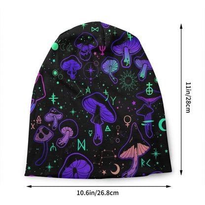 Psychedelic Skull Beanie – Trippy Wintermütze