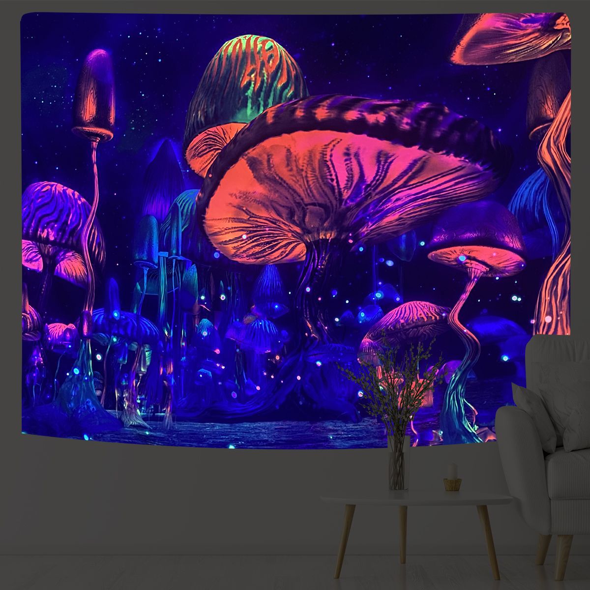 Starry Schwarzlichtposter