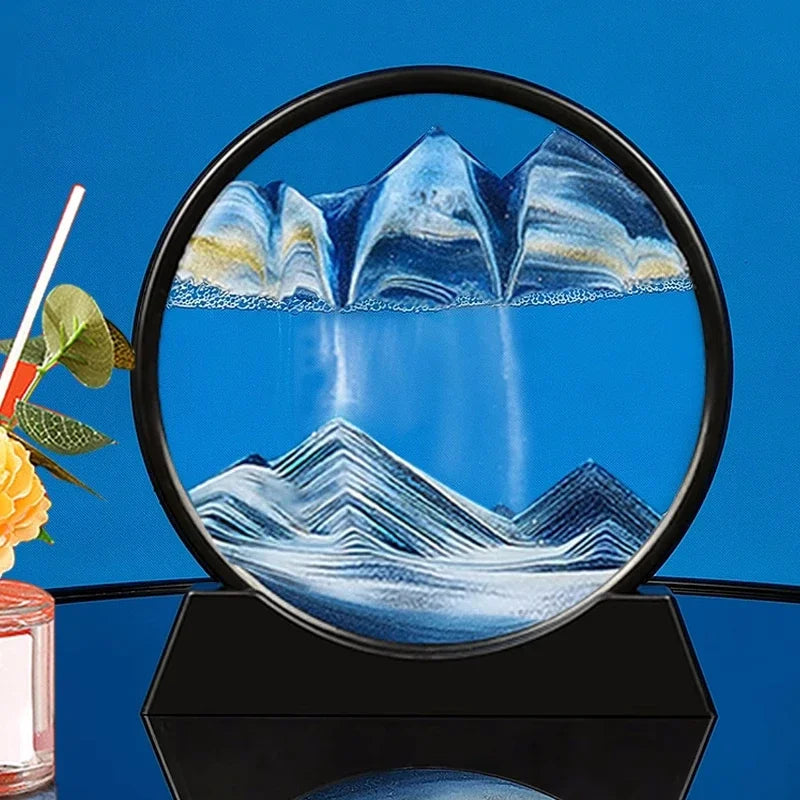 Deep Sea Flux – 3D Moving Sand Art
