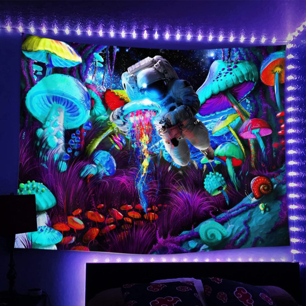 Psychedelic Light Flourescent Schwarzlichtposter