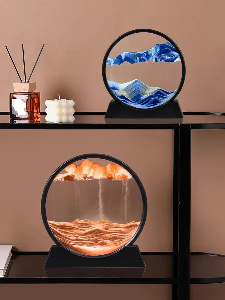 Deep Sea Flux – 3D Moving Sand Art