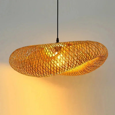 WOVEN DROP – HANDGEFLOCHTENE BAMBUS-PENDELLEUCHTE