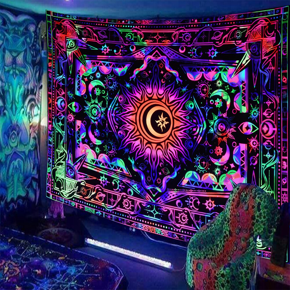 Trippy Kisses Schwarzlichtposter