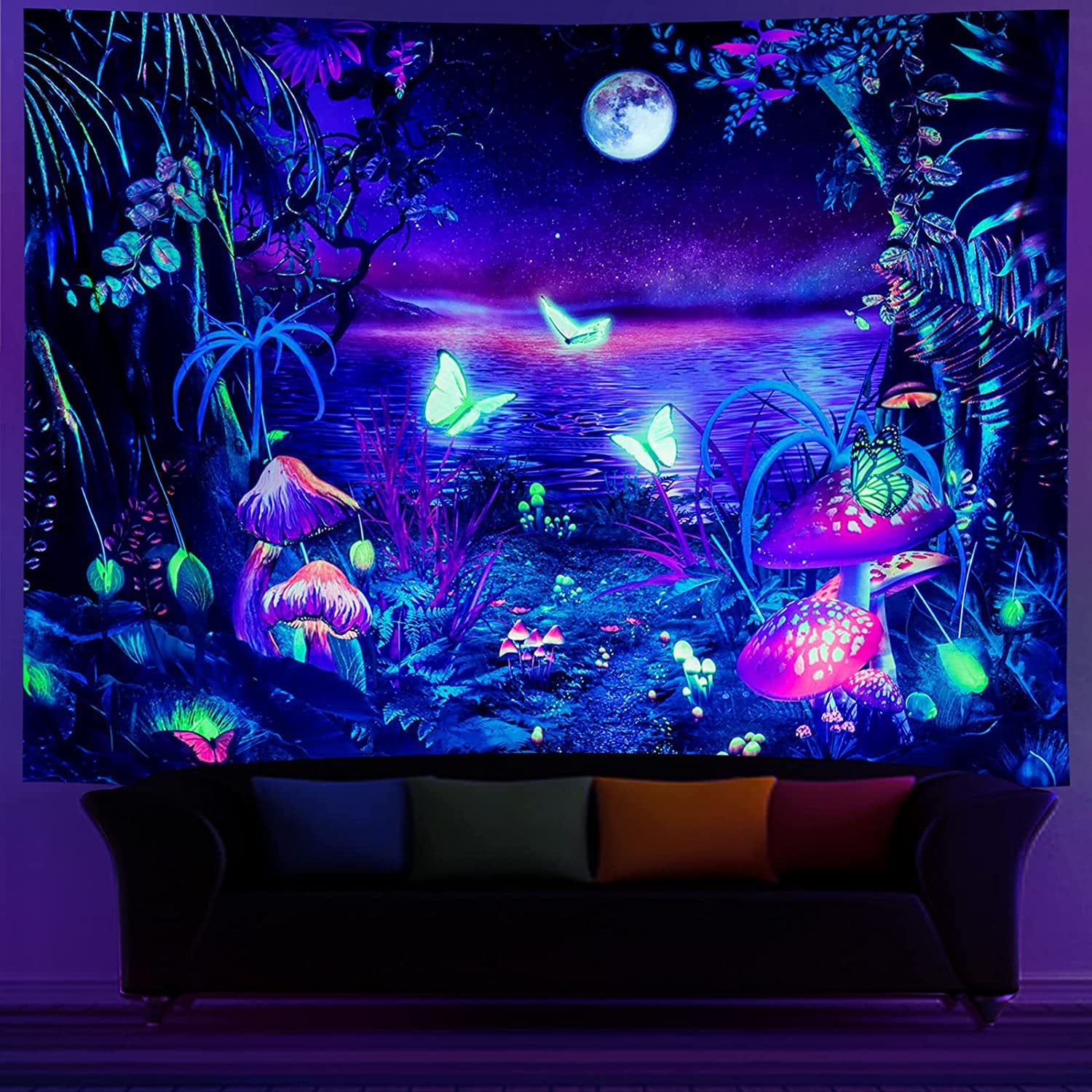 Van Style Star Schwarzlichtposter