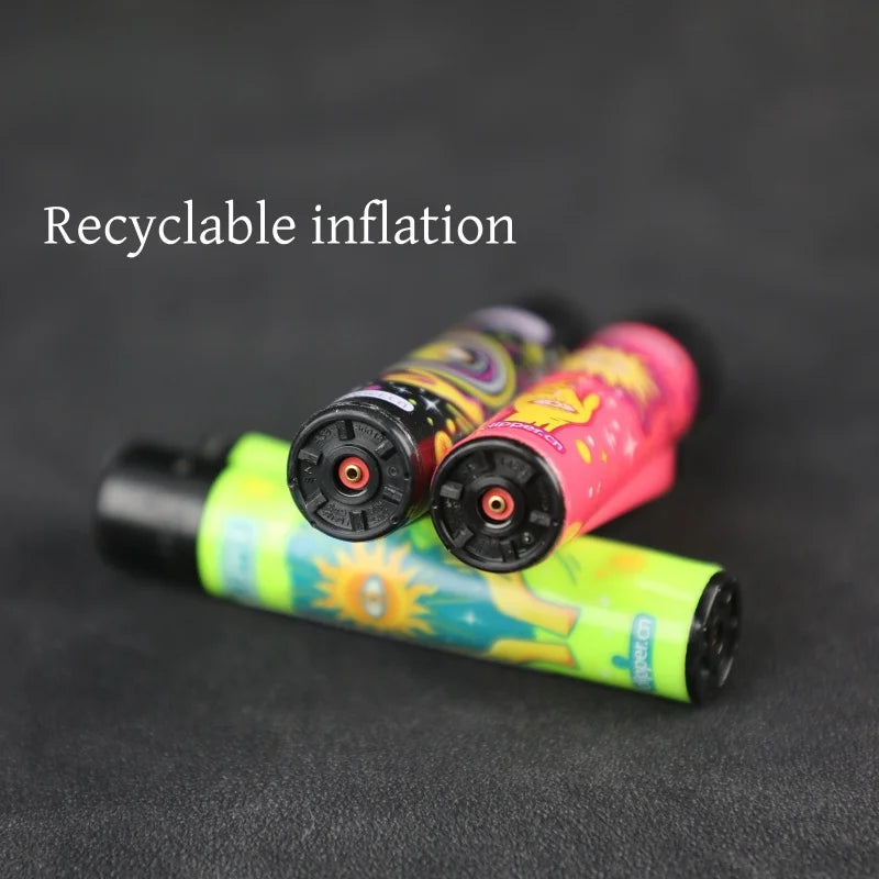 Clipper lighter – Refillable with grinding wheel &amp; design motif