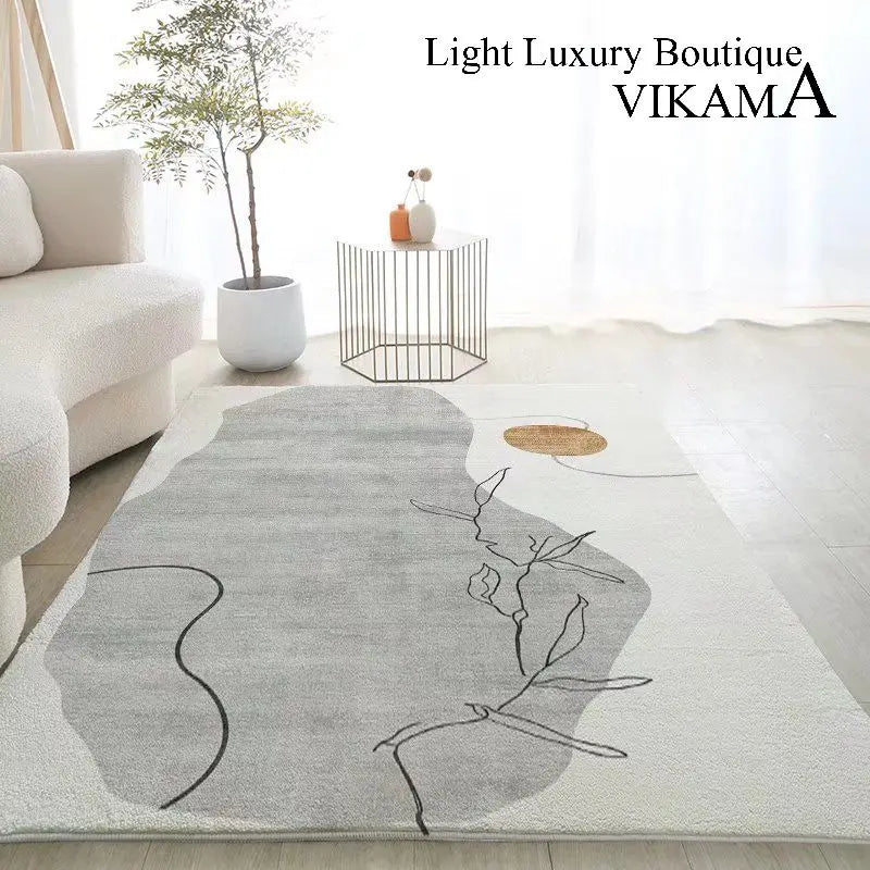 Nordic Geometrischer Teppich – Minimalistisch & Modern