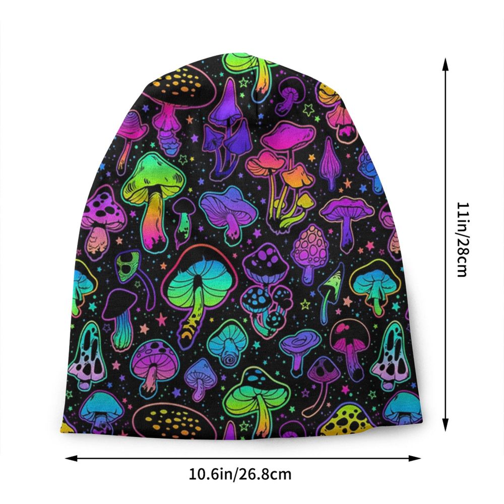 Psychedelic Skull Beanie – Trippy Wintermütze