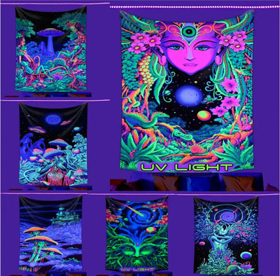 Aesthetic Wall Schwarzlichtposter von NiZED als Schwarzlicht Poster und Blacklight Wanddeko