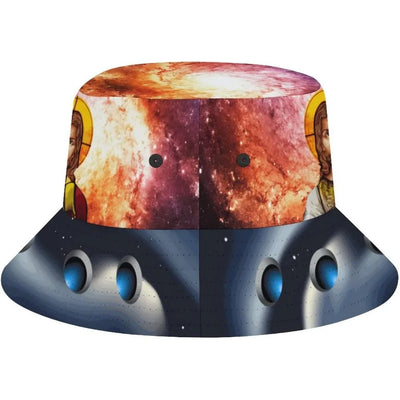 Space UFO Alien Bucket Hat – Unisex NiZED rave techno