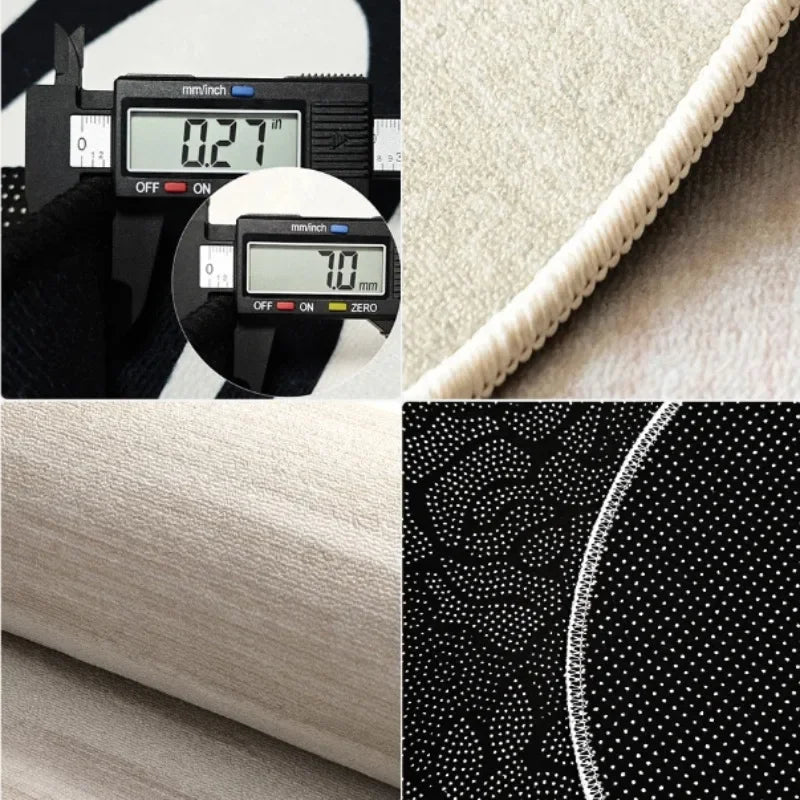 Abstrakter Farb-Teppich – Unregelmäßig & Modern