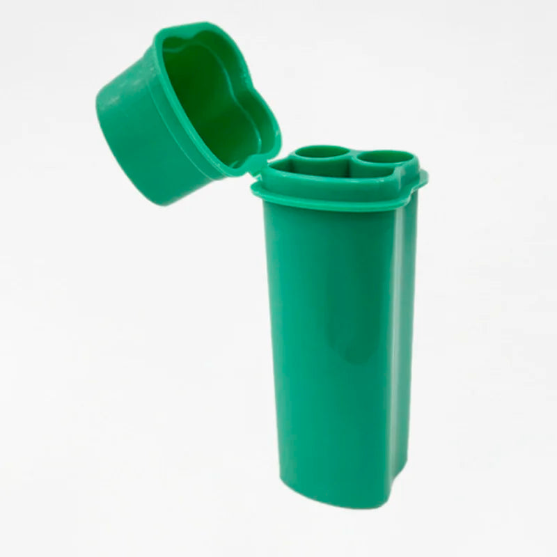 Flip-Top Zigarettenetui mit Feuerzeug - und Joint Fach