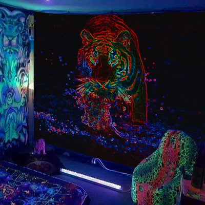 Fluorescent Tapestry Schwarzlichtposter - Produktbild 9 - NiZED
