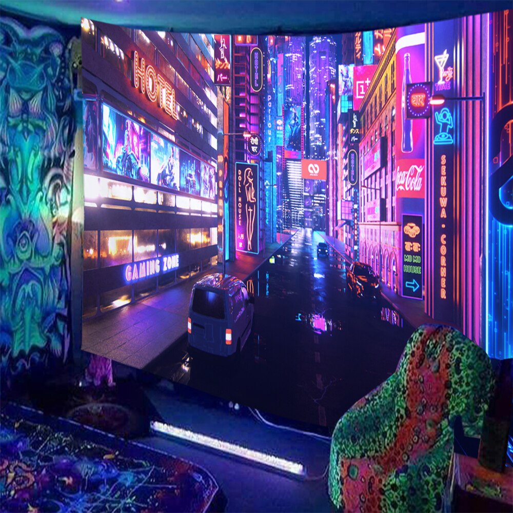 Cyberpunk futuristic