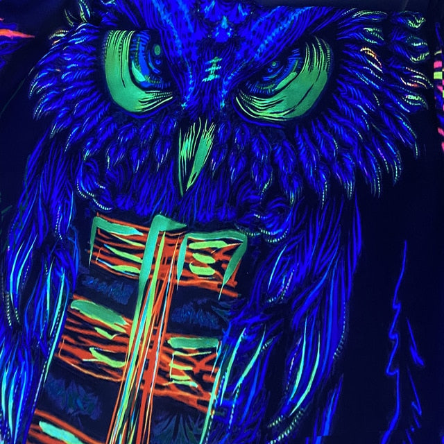 Psychedelic Mushroom Schwarzlichtposter