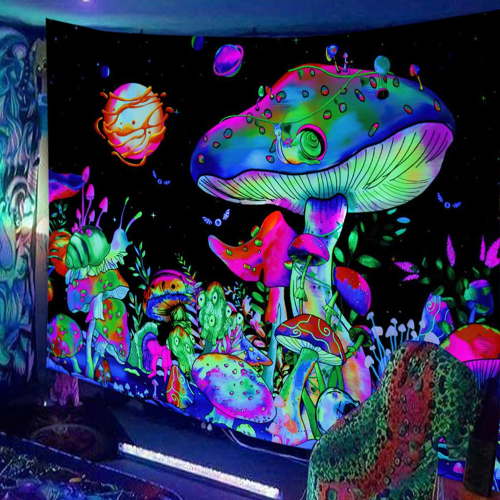 Psychedelic Light Flourescent Schwarzlichtposter