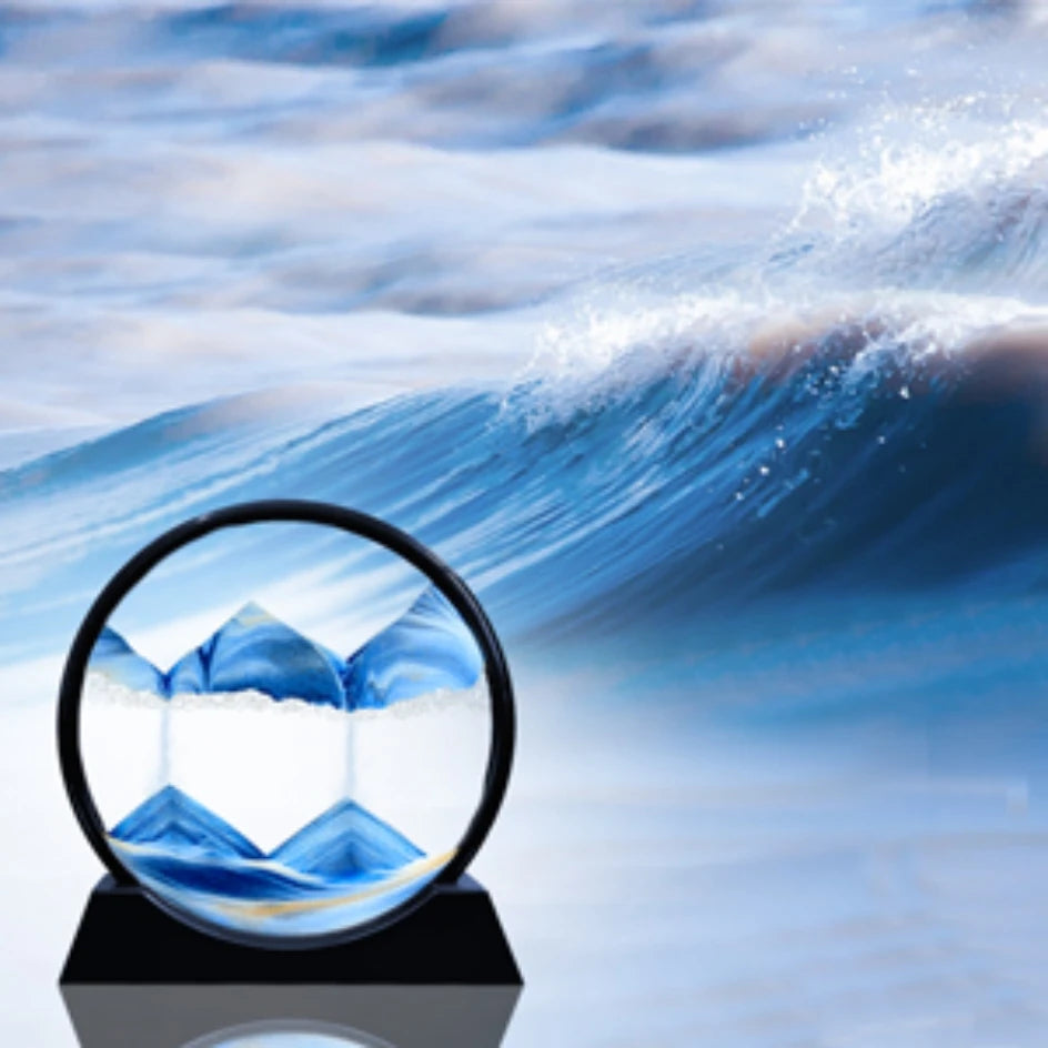 Deep Sea Flux – 3D Moving Sand Art