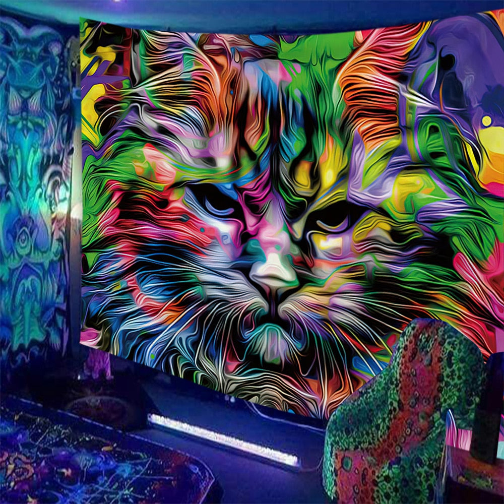 Trippy Kisses Schwarzlichtposter