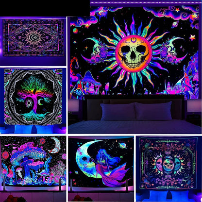 Sunny Sun Blacklight Poster
