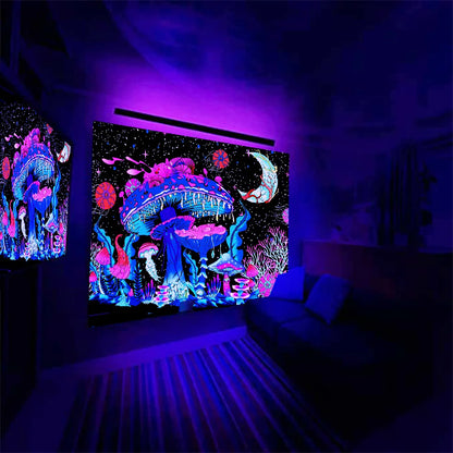 Sunny Sun Blacklight Poster