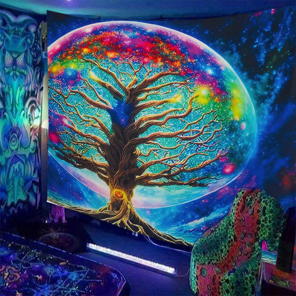 Trippy Kisses Schwarzlichtposter