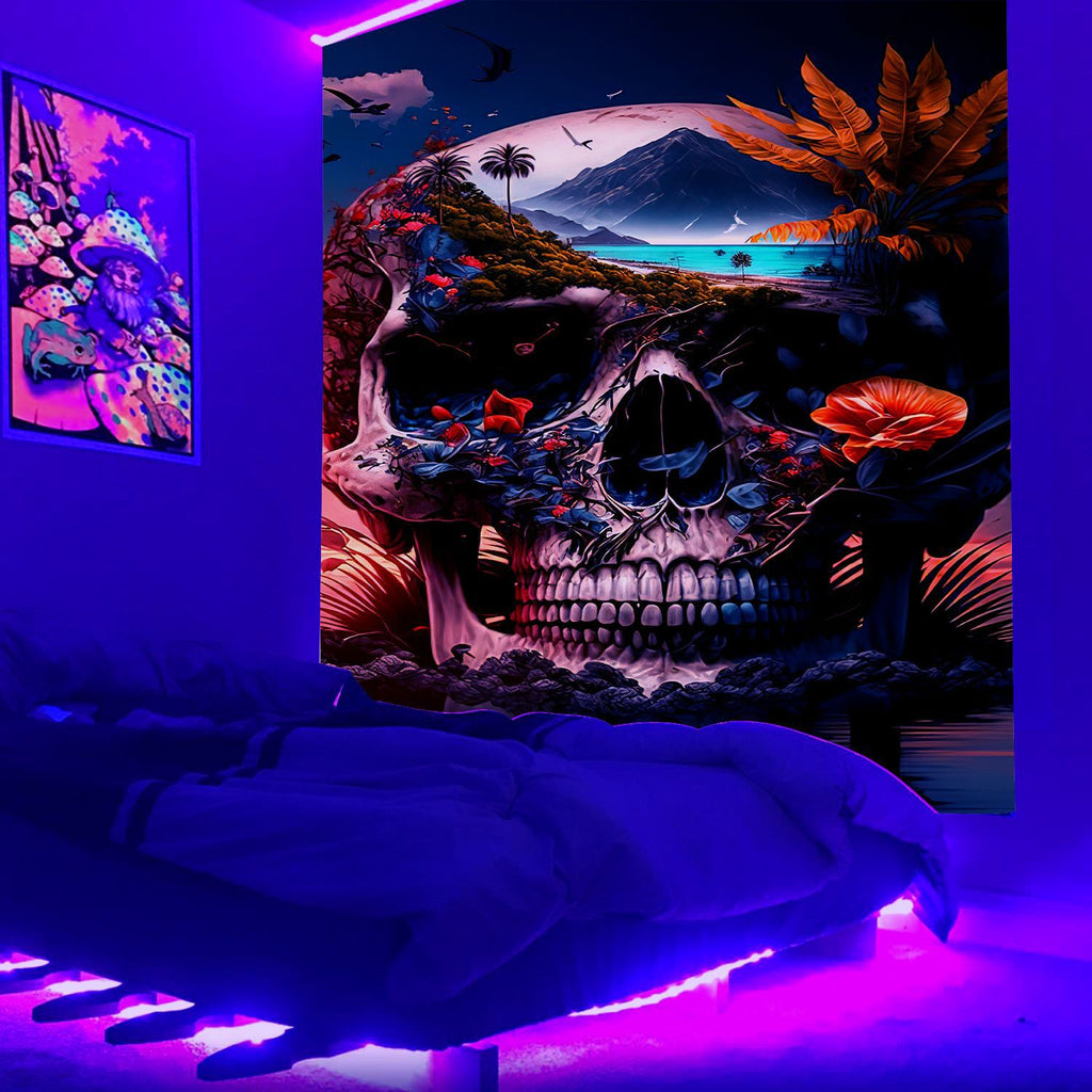 Wildlife flaming Schwarzlichtposter