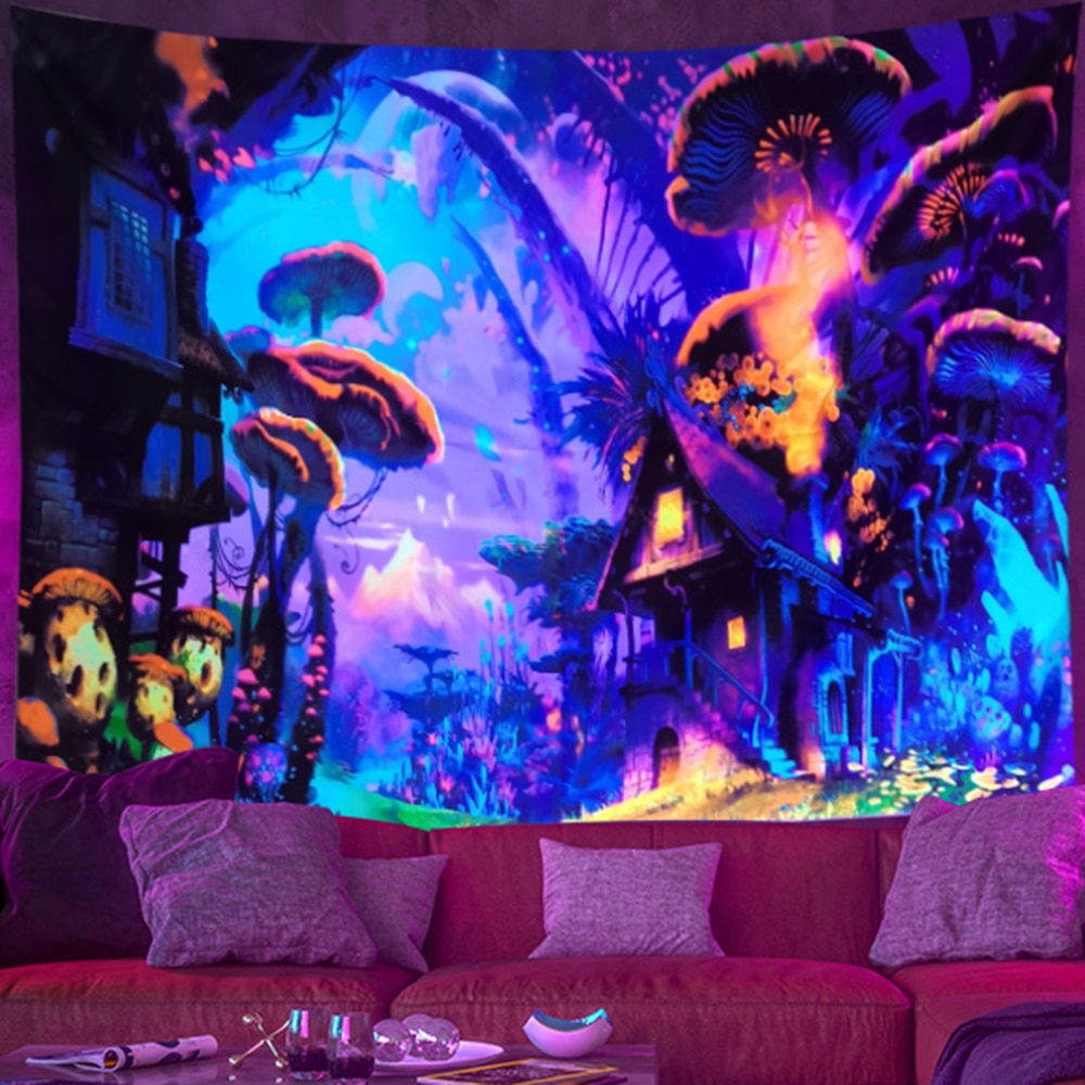 Psychedelic Light Flourescent Schwarzlichtposter