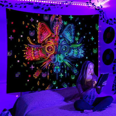 Psychedelisch Neon Schwarzlichtposter - Produktbild 4 - NiZED