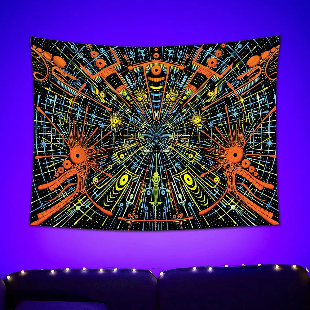 Aurorsin - Psychedelic blacklight poster