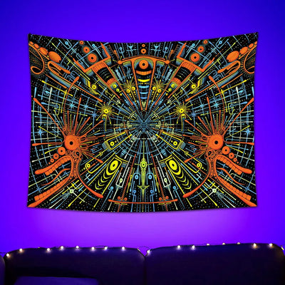 Aurorsin Psychedelisches Schwarzlichtposter - Produktbild 4 - NiZED