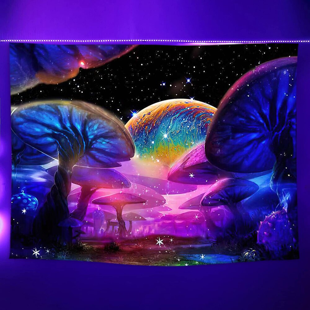 Psychedelic Light Flourescent Schwarzlichtposter