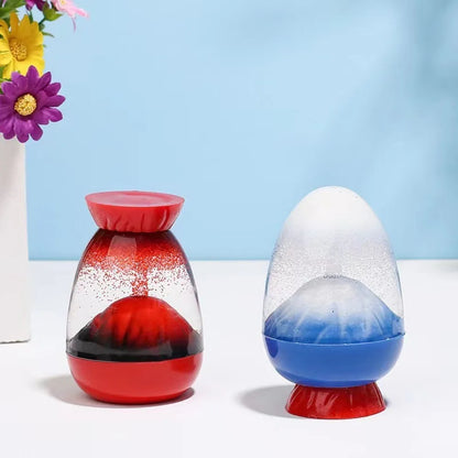 Volcano Drop – Acrylic Egg Hourglass